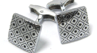 CL29 Cuff Links Square Dot Insert  