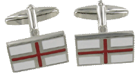 CL44 Cuff Links St. Georges Flag 