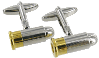 CL75 Cuff Links Bullets 