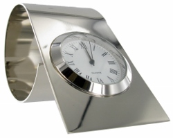 ENG03N- Nickel Table Clock