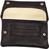 Falcon Button Pouch With Paper Holder & Zip compartment FAL - 546
