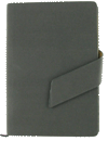 NB3 Lined A6 Grey Notebook With Magnetic Flap 