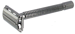 SHV65L - Safety Razor Gunmetal with long handle