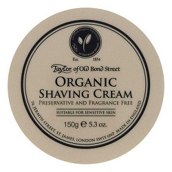 TAY-1019 Taylors of Old Bond Street Organic shaving cream tub 150g