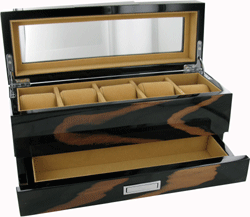 JB06 - Watch Box Real Wood Veneer 