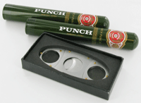 Two Punch Punch Cigars & Stainless Steel Twin Blade Cutter