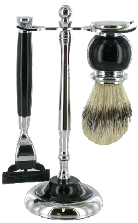 SHV117 - Mach 3 Shaving Set Bristle Brush