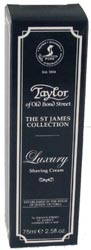 TAY-1044 Taylors Of Old Bond Street St. James Collection Shaving Cream Tube 75ml