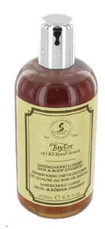 TAY-8105 Taylors Of Old Bond Street Sandalwood Hair/ Body Shampoo 200ml